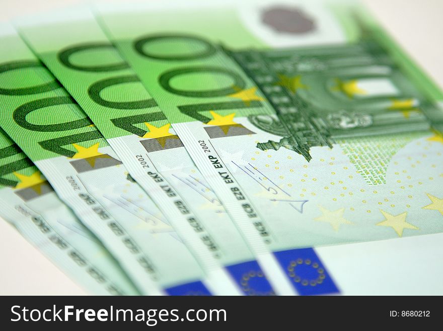 100 euro banknotes, can be used as a background