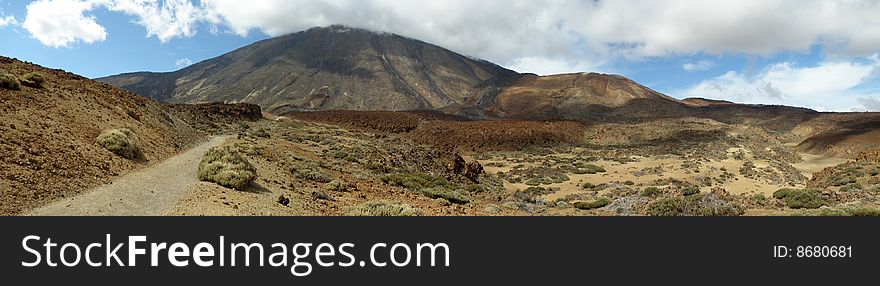Panorama Of Teide