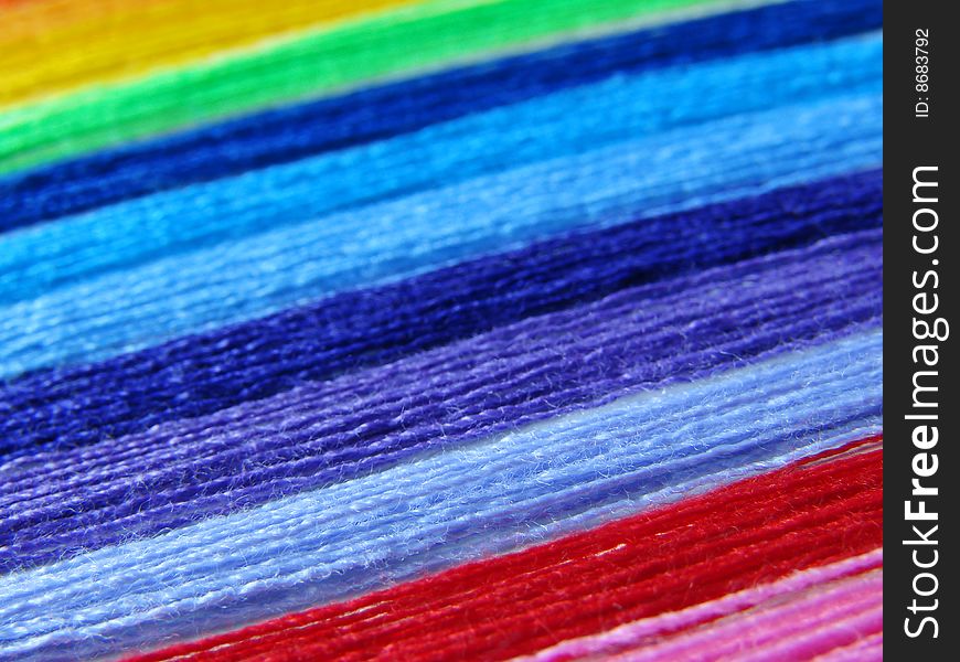 Shallow DOF abstract color threads background. Shallow DOF abstract color threads background
