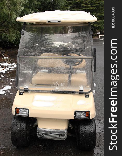 Golf cart at hotel