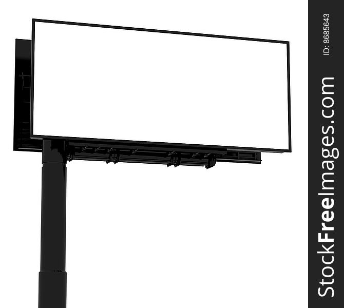 Photo of a blank billboard. Just add your advertisement. Photo of a blank billboard. Just add your advertisement.