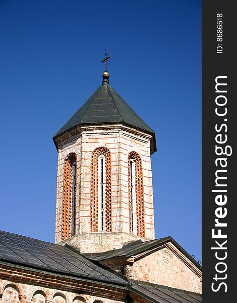 Serbian orthodox monastery, raca, tara mountain, serbia. Serbian orthodox monastery, raca, tara mountain, serbia