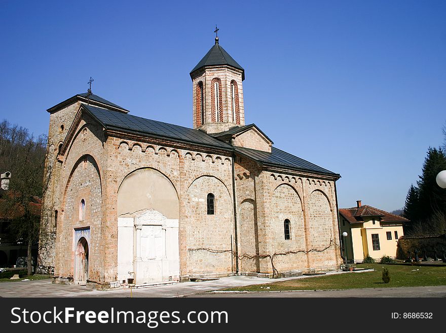 Small serbian orthodox church, tara mountain, serbia. Small serbian orthodox church, tara mountain, serbia