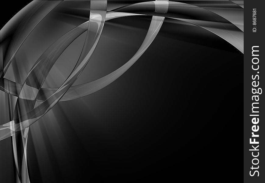 Cool 3D lines on motion background