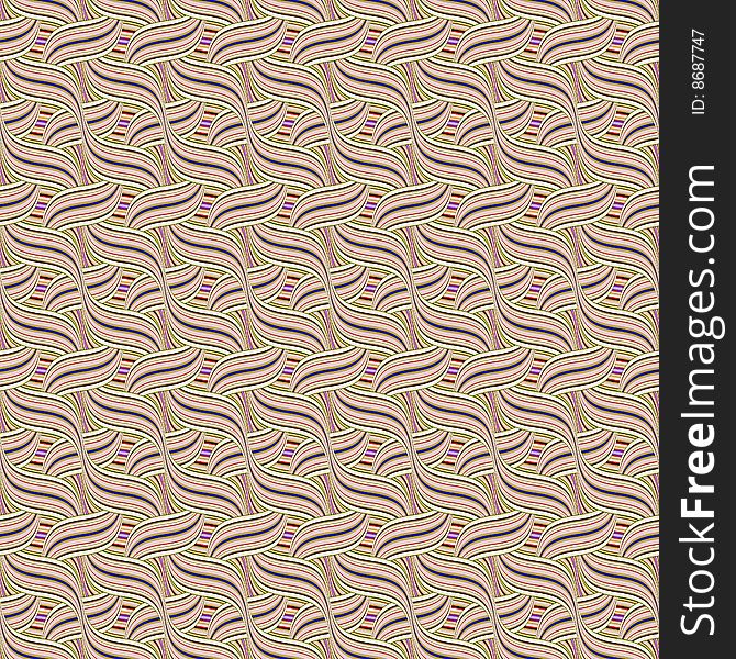 Seamless texture of regular swirling waves in pastel colors. Seamless texture of regular swirling waves in pastel colors