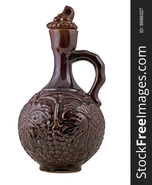 Ceramic jug for alcohol drinks