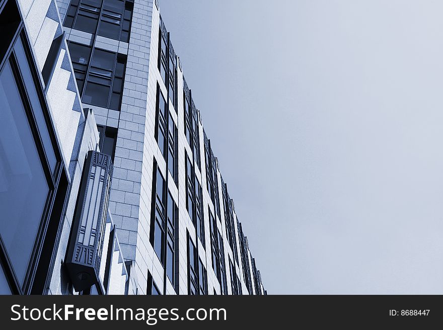 The modern building of the lujiazui financial centre in shanghai china.