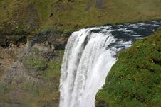 Top Of A Large Waterfall Stock Photo Top Of A Large Waterfall Stock Photo