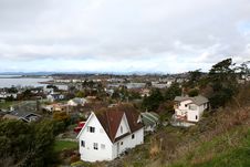 Houses Near The Seasides Royalty Free Stock Photography Houses Near The Seasides Royalty Free Stock Photography