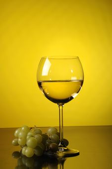 Grapes And Glass Of Wine Stock Images Grapes And Glass Of Wine Stock Images