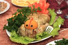 Stuffed Chicken. Stock Photography Stuffed Chicken. Stock Photography