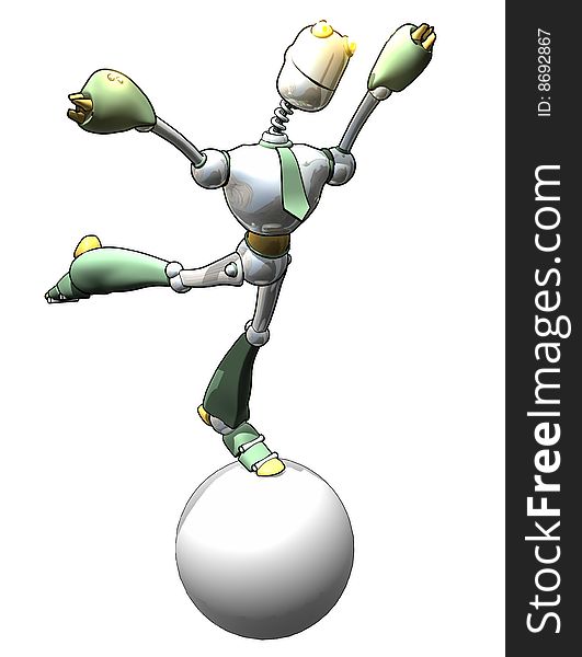 Robot On The Ball