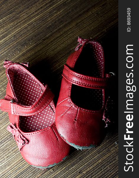 Worn Baby Girl Shoes