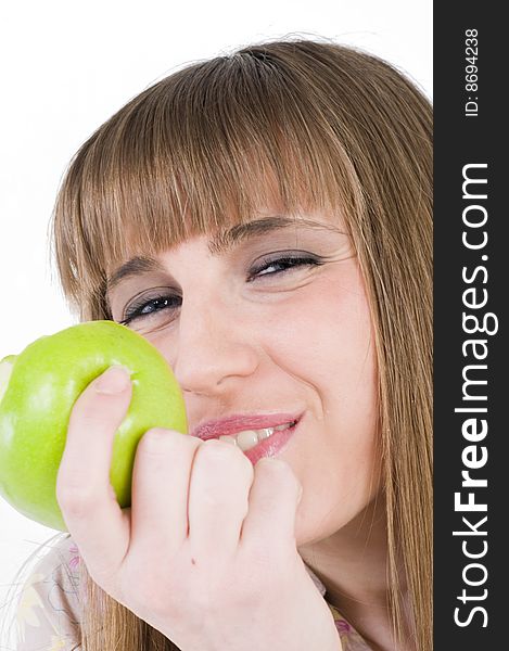 Girl With Apple