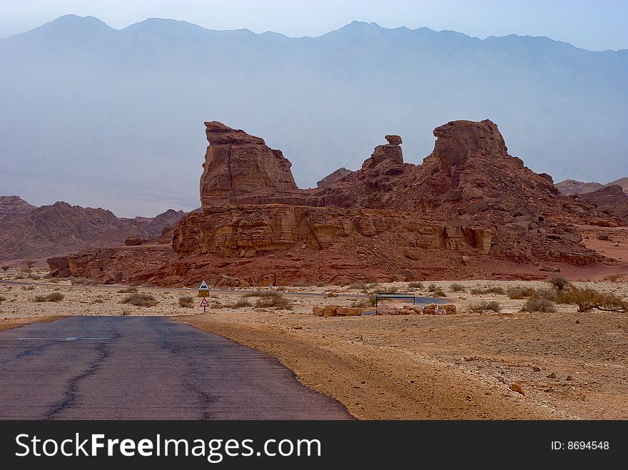 The photo was taken in Timna Park. The photo was taken in Timna Park