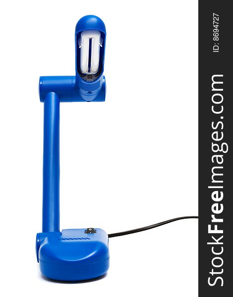 Blue modern lamp