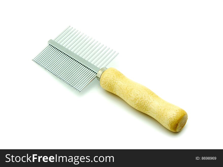 Comb isolated over white background