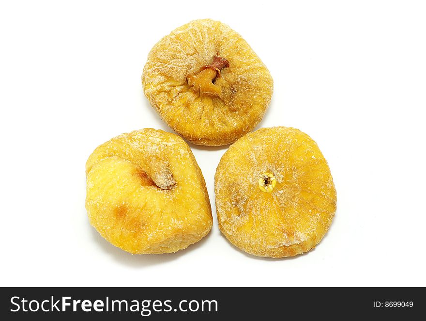 Fig fruits isolated on the white background