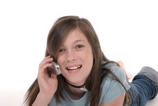 Young Teen Girl Talking On Cellphone 10 Royalty Free Stock Photos Young Teen Girl Talking On Cellphone 10 Royalty Free Stock Photos