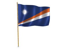 Marshall Islands Silk Flag Stock Photos Marshall Islands Silk Flag Stock Photos