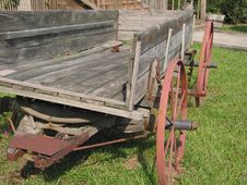 Antique Wooden Wagon Royalty Free Stock Image