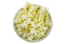 Isolated Popcorn Bowl Stock Photo Isolated Popcorn Bowl Stock Photo