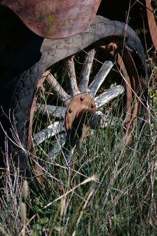 Old Truck Tyre Royalty Free Stock Images