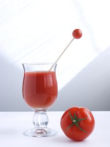 Tomato Juice VII Stock Photography