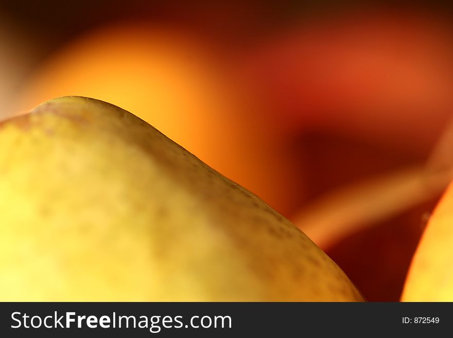 Fruits on a plate. Fruits on a plate