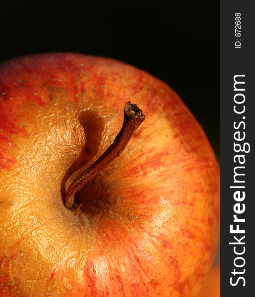 Close up picture ofan apple