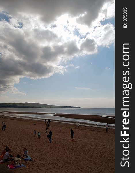 Ayr beach scotland. Ayr beach scotland