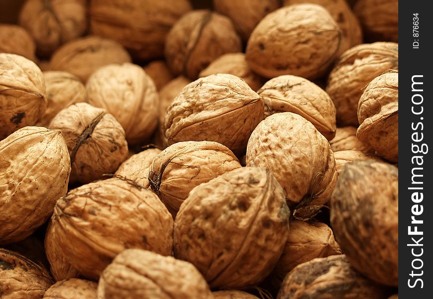 Many walnuts