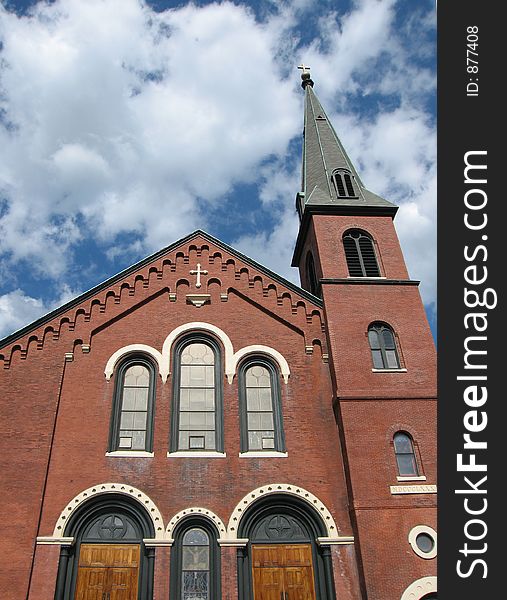 Original image of a church in Salem, MA.