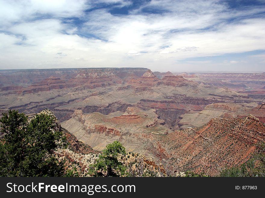 Grand Canyon â€“ view from south rim. Grand Canyon â€“ view from south rim