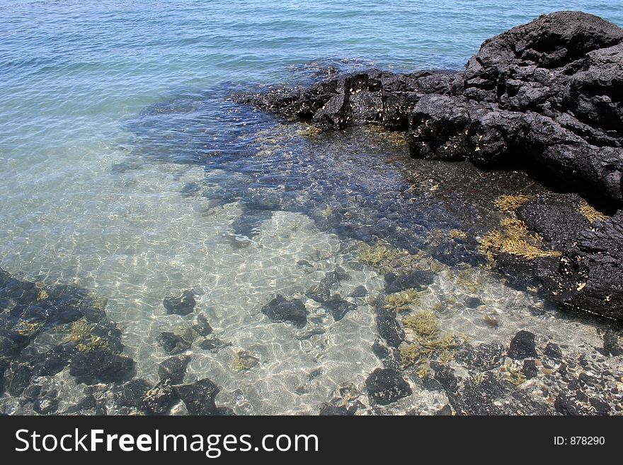 Sea and rocks in the Hauraki Gulf