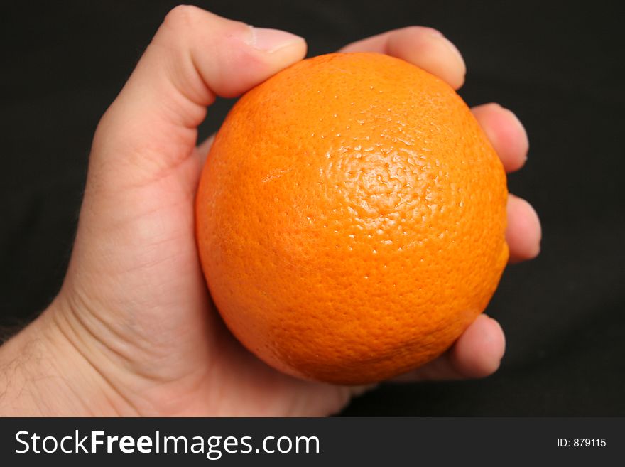 Fingers a orange