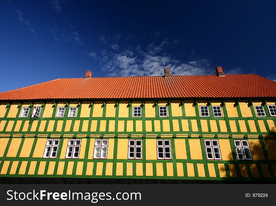 Traditional building in denmark. Traditional building in denmark