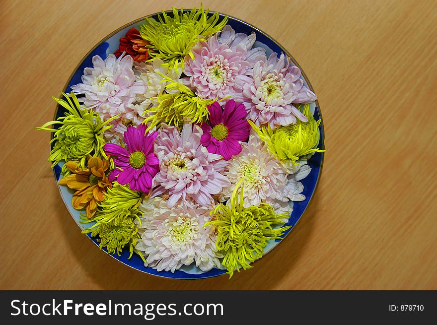 Flowers In Bowl