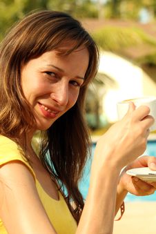Breakfast Cup Coffee Royalty Free Stock Photos Breakfast Cup Coffee Royalty Free Stock Photos