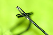 Needle And Thread Royalty Free Stock Photo Needle And Thread Royalty Free Stock Photo