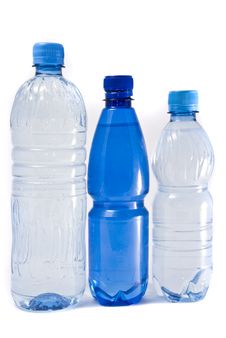 Bottles Of Water Isolated On The White Background Royalty Free Stock Photo Bottles Of Water Isolated On The White Background Royalty Free Stock Photo