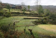 Himalayan Village Royalty Free Stock Photo Himalayan Village Royalty Free Stock Photo