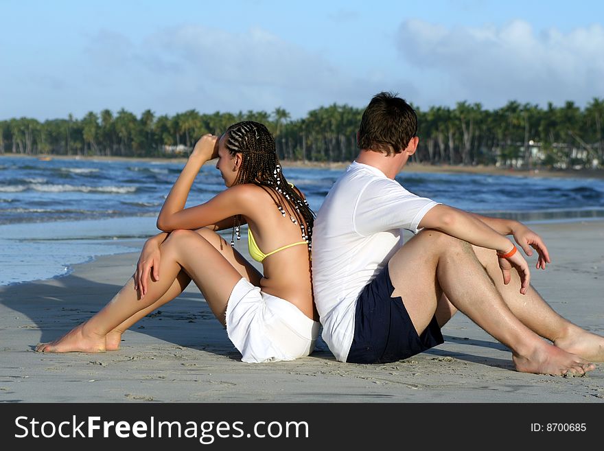 Couple At The Beach