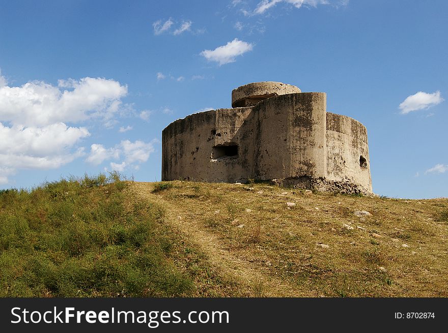 Blockhouse that built during the war