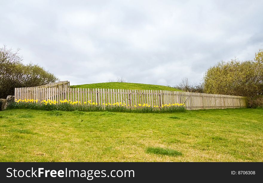 Satellite Untouched Tomb At Newgrange