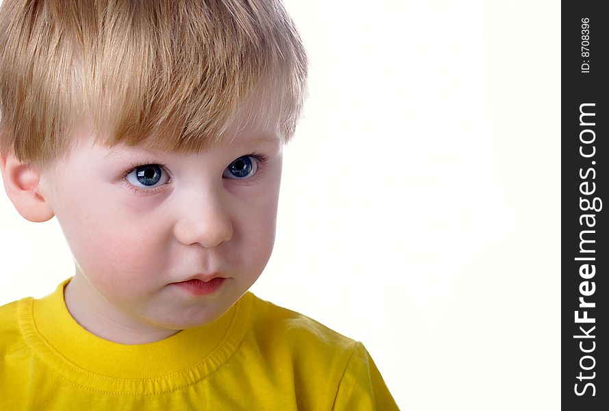 The child the boy portrait