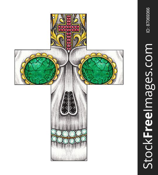 Art Skull Cross.