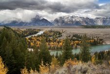 Clearing Storm At Snake River Overlook Royalty Free Stock Images Clearing Storm At Snake River Overlook Royalty Free Stock Images
