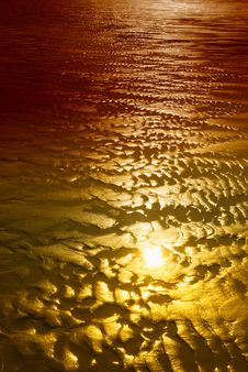 Puddles On Beach Stock Photos Puddles On Beach Stock Photos
