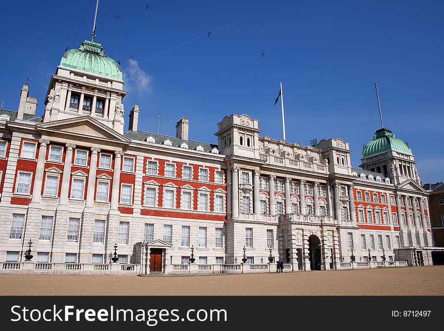 This is a beautiful building in London near Buckingham Palace